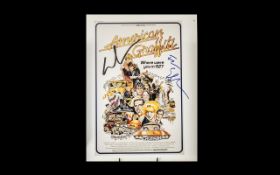 George Lucas Francis Ford Coppola American Graffiti Rare Poster Book Page Proof Signed This item is