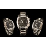 Dolce & Gabbana 'Time' Gentleman's Stainless Steel Watch.
