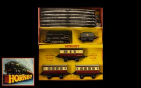 Hornby Tinplate 0 Gauge Clockwork Train Passenger Set No.