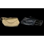 Collection of Three Vintage Enny Italian Bags. Comprises black shoulder bag with front pocket;