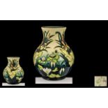 Moorcroft Large & Impressive Tubelined Bulbous Shaped Vase 'Lamia' Pattern.