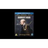 Gary Oldman The Darkest Hour Winston Churchill Signed DVD Bluray Cover.