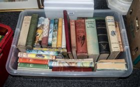 Box of Miscellaneous Books, Tales of Shakespeare, The Second Century of Creepy Stories,