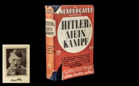 Hitler: Mein Kampf English Edition Unexpurgated, (576 pages/ 8/6d), Two volumes in one- Vol 1,