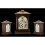 Kienzle Clock Company Large and Impressive German 8 Day Chiming Mahogany Cased Bracket Clock,