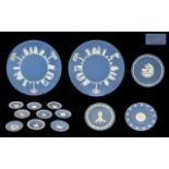 Collection of Blue Jasper Wedgwood Items,