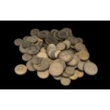 Bag of British Pre Decimal Coins, half crowns,