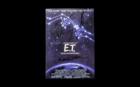 Steven Spielberg &amp; Melissa Mathison ET Very Rare Signed Promo Flyer This is something rare &amp;