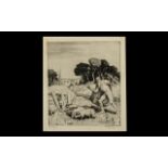 William Strong Original Etching ( WS.92