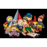 Jean Greenhowe Interest - A Collection Of Hand knitted Dolls And Gnomes. Ten In Total.