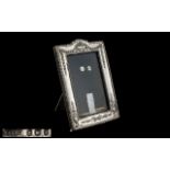 Edwardian Period 1902 - 1910 Nice Quality Ornate Sterling Silver Photo Frame,