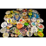 A Good Collection Of Vintage Novelty Button Badges A Large Quantity Approximately 290 Badges In