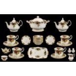 Royal Albert 'Old Country Roses' Extensive Quantity of Dinner and Tea Ware comprising 5 tea pots,