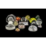 Box Of Paperweights, assorted colours and sizes, 16 in total,
