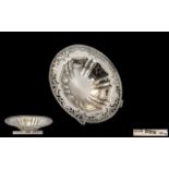 Mid 19thC Sterling Silver Nice Quality Circular Footed Dish of small proportions,