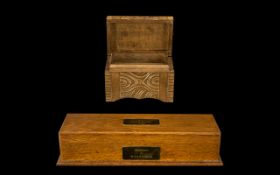 Small Black Forest Musical Box in the shape of a chest,