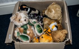 Collection of Teddy Bears & Soft Toys comprising a Harrods 1994 bear; a Harrods 1995 bear;