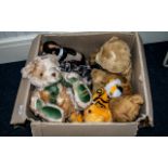 Collection of Teddy Bears & Soft Toys comprising a Harrods 1994 bear; a Harrods 1995 bear;