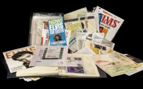 Elvis Presley Interest - Three Albums of Elvis Memorabilia.