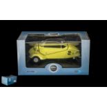 Oxford Automobile Company Scale 1:18 Diecast Model Car 'Heinkel Kabine' Yellow Colourway - Black