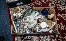 Box of Mixed Collectibles,