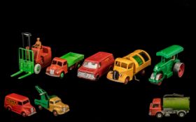 Dinky Toys - Collection of 1960/70s Diecast Metal Trucks, etc. Comprising: 1.