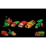 Dinky Toys - Collection of 1960/70s Diecast Metal Trucks, etc. Comprising: 1.