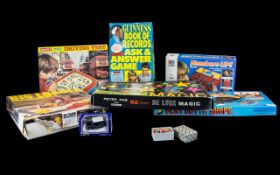 Collection of Children's Boxed Games including: Guinness Book of Records Magnetic 'Ask & Answer'