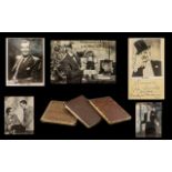 Three Autograph Books containing many famous celebrities and artistes of the stage and screen from