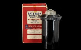 Paterson Triple 35 Model II Developing Tank In Original Box.