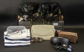 Collection of Ladies Bags & Fashion Sunglasses comprising Michael Kors sunglasses in a case;