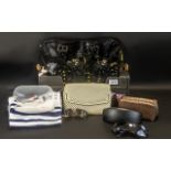 Collection of Ladies Bags & Fashion Sunglasses comprising Michael Kors sunglasses in a case;