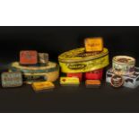A Collection Of Advertising Tins/ Tobacco Tins 14 In Total.