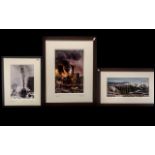 Railway Interest - Three Framed Railway Photographs by P.