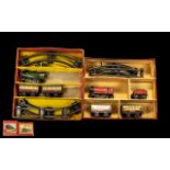 Two Boxed Hornby Railway Sets. Hornby Set No. 21 tin plate with engine and carriages and rails,