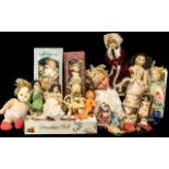 A Collection Of Dolls, To Include Boxed Leonardo Porcelain Dolls, Together With Others Etc.