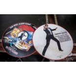 James Bond Interest - Original Promotional Cinema Circular advertising discs,