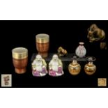 A Miscellaneous Collection of Oriental Items to include a Famille Rose Buddha, two pairs of vases,