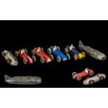 Dinky Toys - Collection of Early Diecast Model Racing Cars From 1954-1960.
