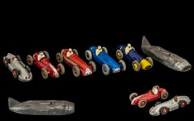 Dinky Toys - Collection of Early Diecast Model Racing Cars From 1954-1960.