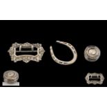 Antique Period Collection of Small Silver Objects ( 3 ) In Total.