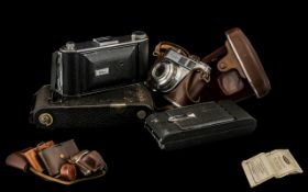 Camera Interest - A Collection Of Film Cameras, Comprising, A Kershaw Penguin,