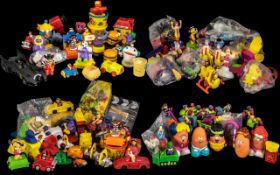 A Good Collection Of Original Macdonalds Happy Meal Toys. A Large Quantity.