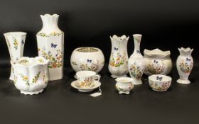 Large Collection of Aynsley 'Cottage Garden' Bone China,