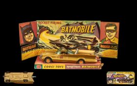 Corgi - Toys Special Gold Edition and Early Diecast 267 Batmobile with Original Box / Display Cars,