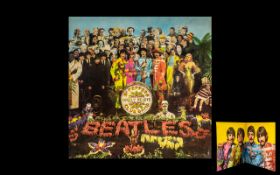 Beatles Interest - Parlophone 33 1/3 RPM 'Sgt. Pepper's Lonely Hearts Club Band 1967 Album.