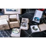 Collection of Quality Wall Plates, All in Original Boxes,