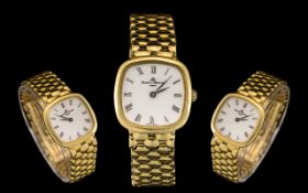 Baume Mercier Ladies 18ct Gold Bracelet Watch, hallmark for 18ct - 750.