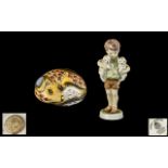Royal Worcester Hand Painted Figure ' Th