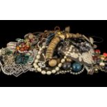 Large Bag of Costume Jewellery comprisin